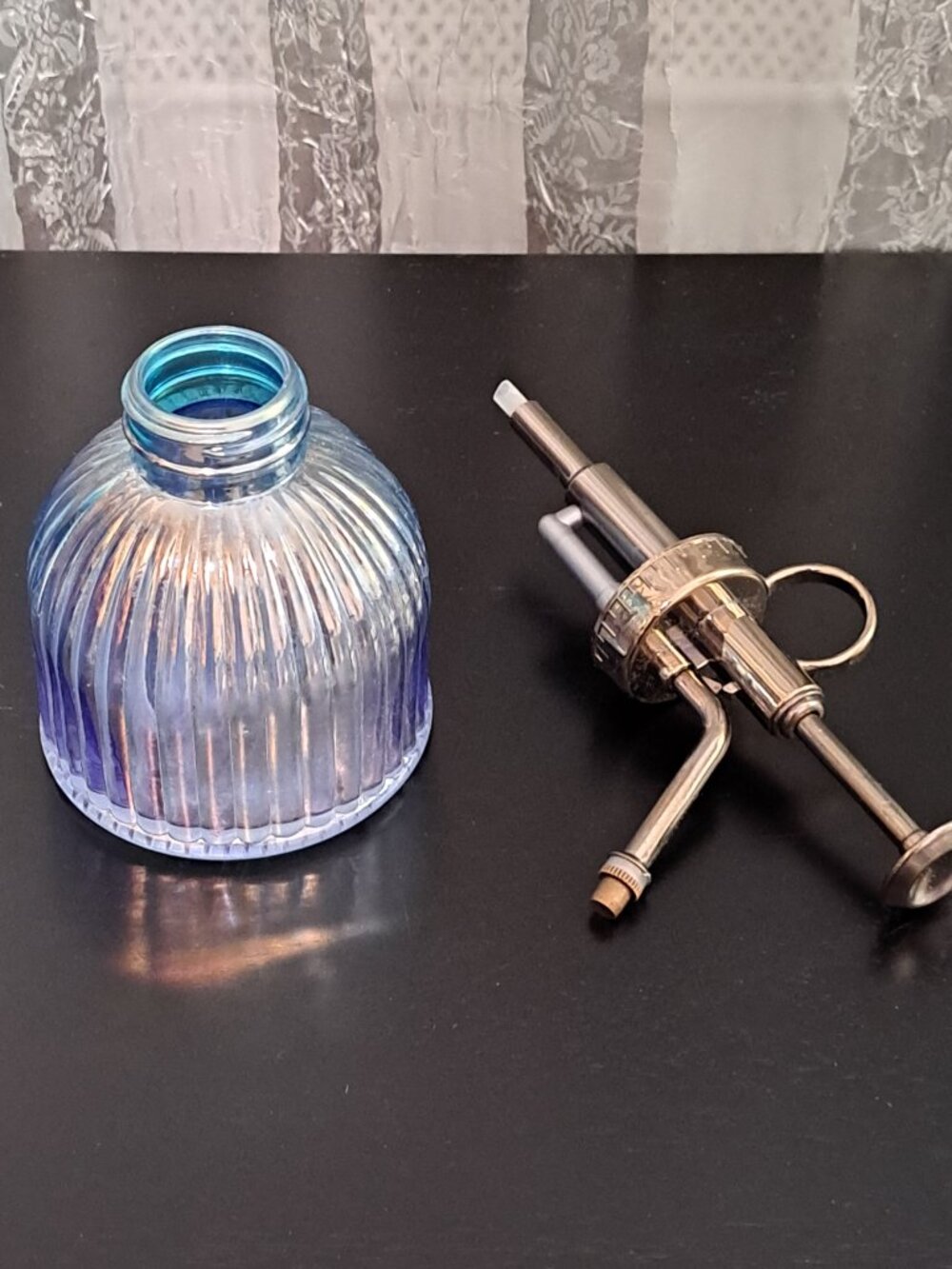 Plant Mister Ribbed Iridescent Glass - Picture 3 of 3